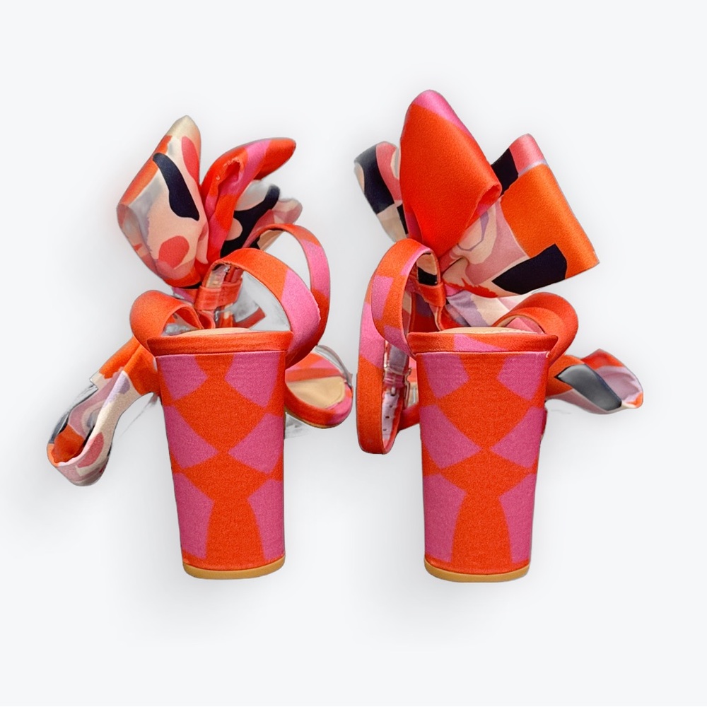 Gianni Bini Multicolor Patterned Heels - Picture 4 of 11